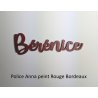 Grand prénom en bois peint, police Anna, à partir de :