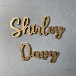 copy of Grand prénom en bois peint, police Anna, à partir de :