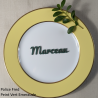 PRÉNOM, MARQUE-PLACE EN BOIS PEINT de couleur PERSONNALISÉ