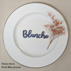 Prénom en couleur, marque place