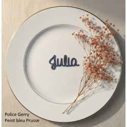 Prénom en couleur, marque place