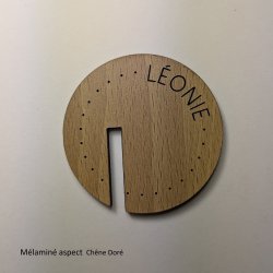 Marque VERRE  Ligne et Pointillé en bois gravé.