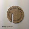 Marque VERRE  Ligne et Pointillé en bois gravé.