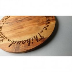 Tous les prénoms de votre Famille, Planche en Acacia gravée