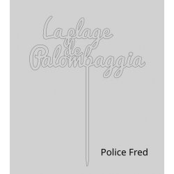 Nom de table Personnalisé en bois Peint