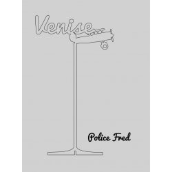 Nom de table Personnalisé avec un avion en bois Peint