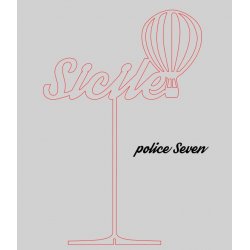 Nom de table Personnalisé avec un avion en bois Peint