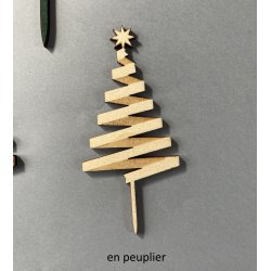Sapin de Noël -  Cake Topper - décoration de gâteau.