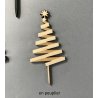 Sapin de Noël -  Cake Topper - décoration de gâteau.