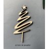 Sapin de Noël -  Cake Topper - décoration de gâteau.