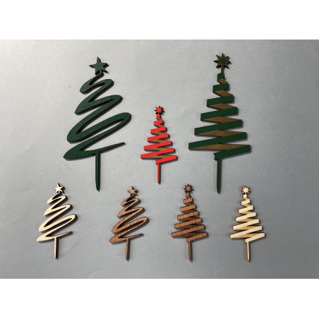 Sapin de Noël -  Cake Topper - décoration de gâteau.