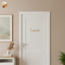 Grand Prénom en bois, police Anna à partir de