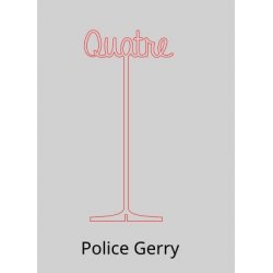 Numéro en Lettres, en PLEXI, transparent, or et couleur, sur pic ou support