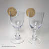 Marque VERRE  Ligne et Pointillé en bois gravé.