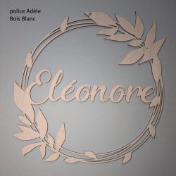 Couronne avec un  prénom,...