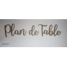 Titre pour le plan de table