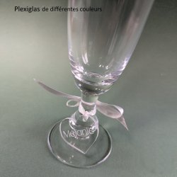 Marque VERRE à lien , en...