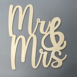 Mr et Mrs pour photographier les mariés, décoration de mariage, décoration murale, signe, Modèle Anna